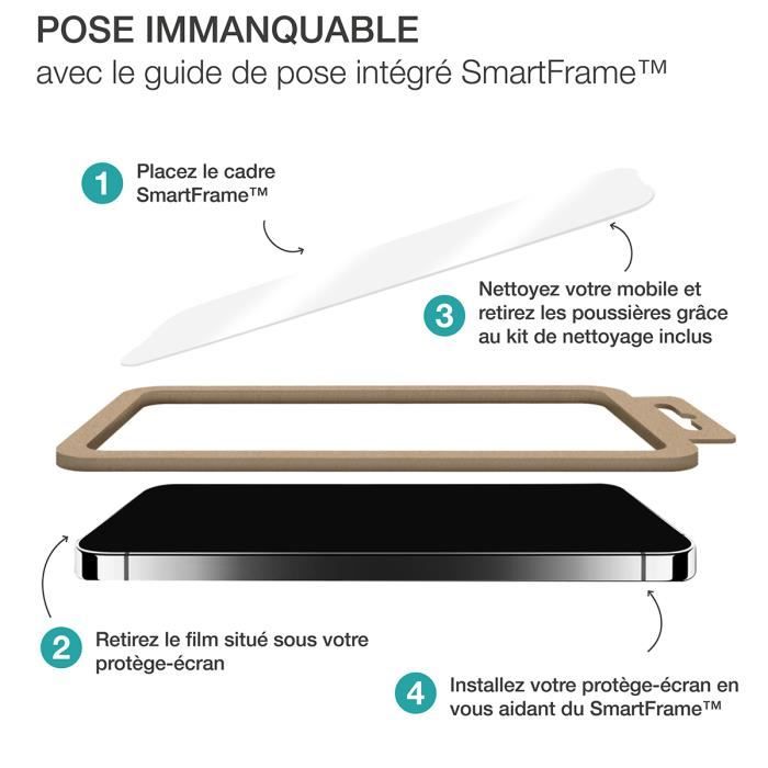 Verre trempé IPhone17/IPhone16 Pro - 2,5D - SmartFrame