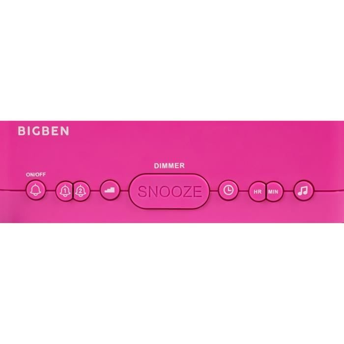 BIGBEN INTERACTIVE R15PRINCESS3D LED Alarm Clock - 3D Effect - Princess Design