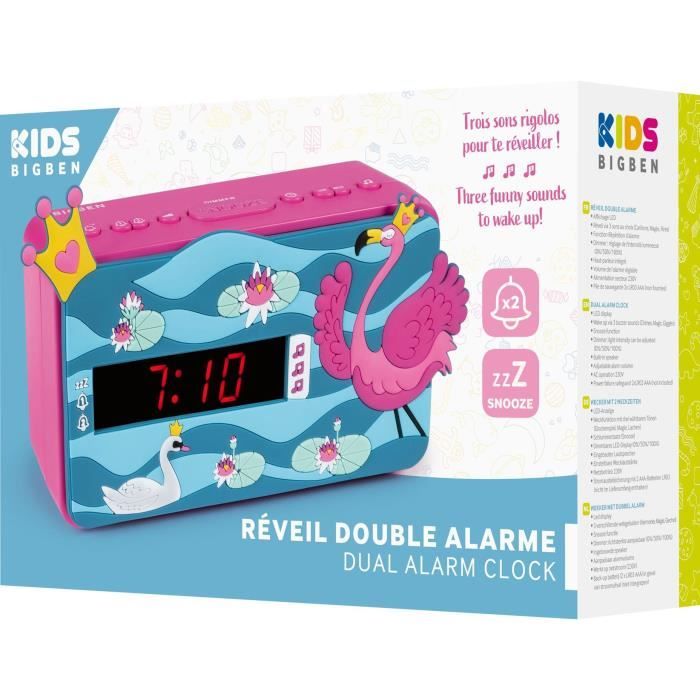 BIGBEN INTERACTIVE R15PRINCESS3D LED Alarm Clock - 3D Effect - Princess Design