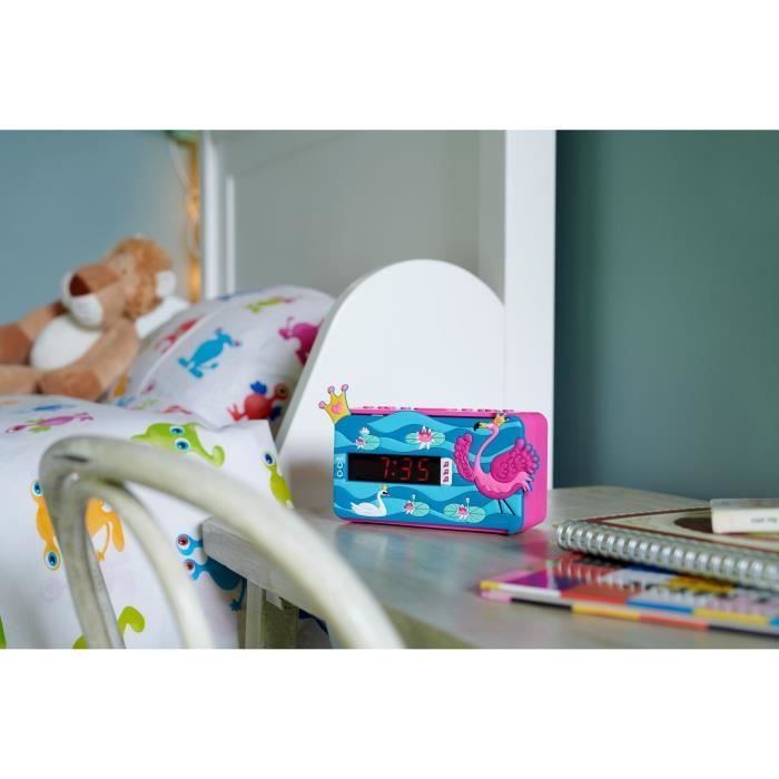 BIGBEN INTERACTIVE R15PRINCESS3D LED Alarm Clock - 3D Effect - Princess Design