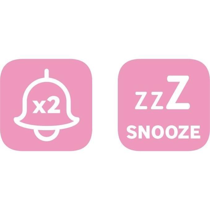 BIGBEN INTERACTIVE R15PRINCESS3D LED Alarm Clock - 3D Effect - Princess Design