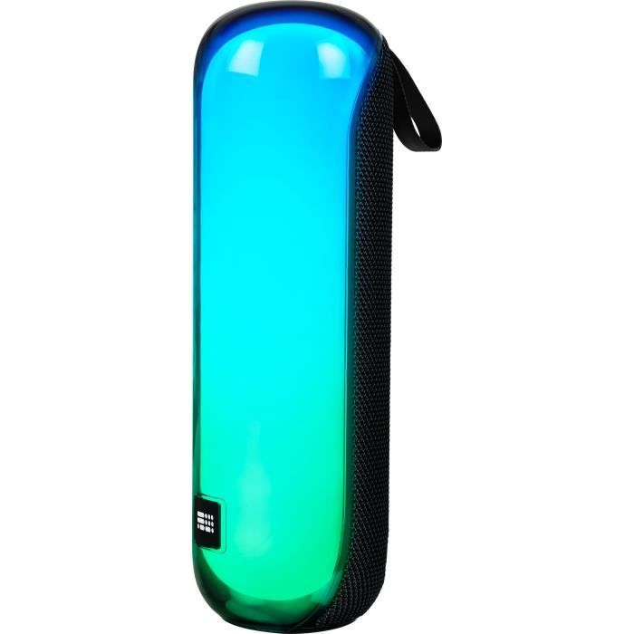 BIGBEN 180° Wireless Light-Up Speaker - PARTYBTTUBEBK - Bluetooth - 30W - 4-Hour Battery Life