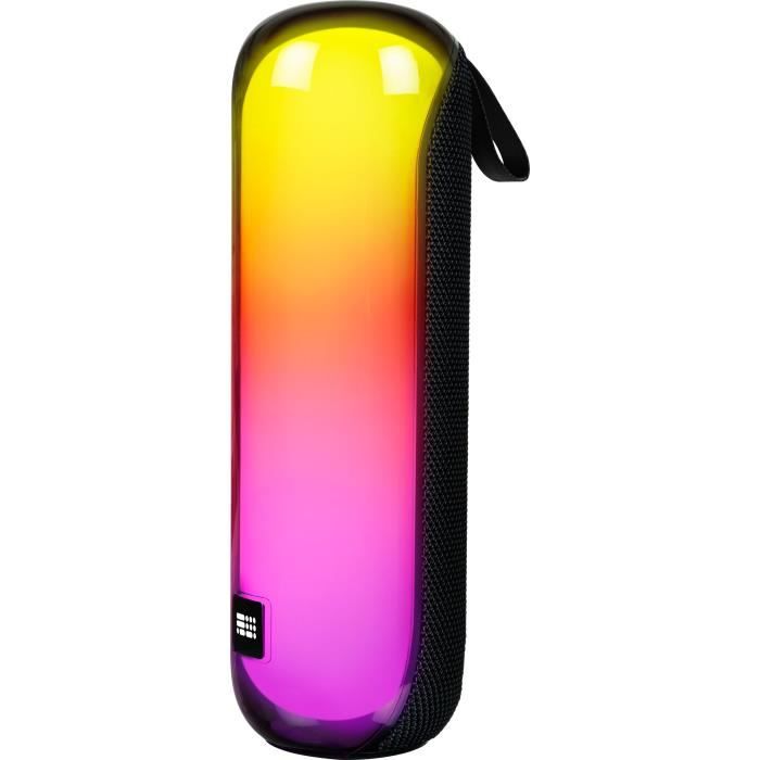 BIGBEN 180° Wireless Light-Up Speaker - PARTYBTTUBEBK - Bluetooth - 30W - 4-Hour Battery Life