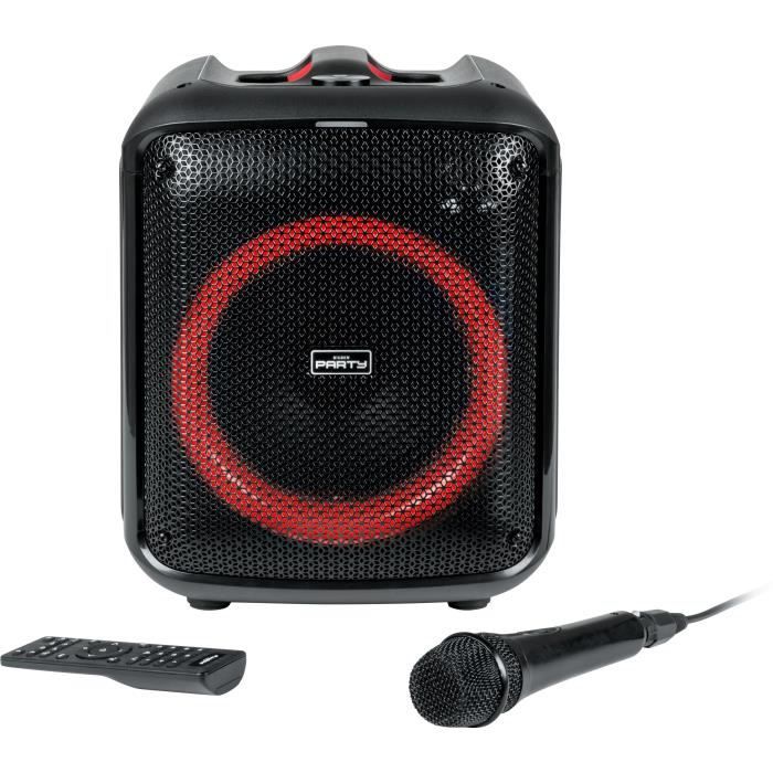 BIGBEN PARTYBTHPMAX - Wireless Speaker - 200W - Bluetooth 5.3 - USB, SD, Aux-In - Microphone for Karaoke