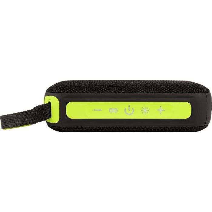 BIGBEN PARTY - Light-up Bluetooth Speaker - Black and Yellow - Bluetooth 5.3
