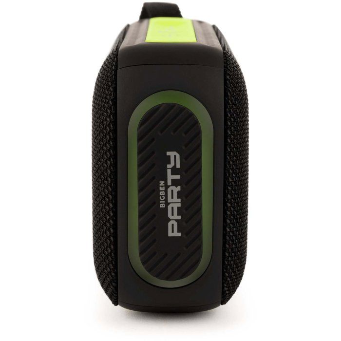 BIGBEN PARTY - Light-up Bluetooth Speaker - Black and Yellow - Bluetooth 5.3