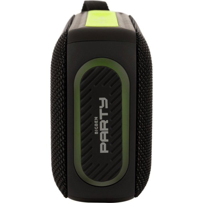 BIGBEN PARTY - Light-up Bluetooth Speaker - Black and Yellow - Bluetooth 5.3