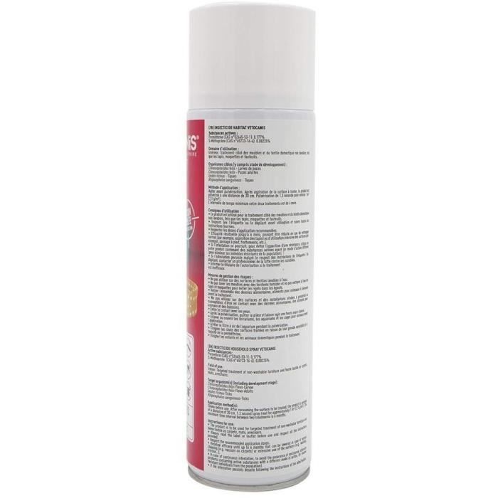 Anti-parasitic Spray - VETOCANIS - Flea and Tick Repellent for Home