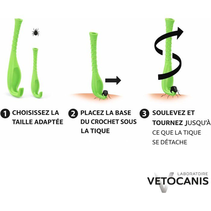 VETOCANIS Tick Removal Hook for Dogs and Cats