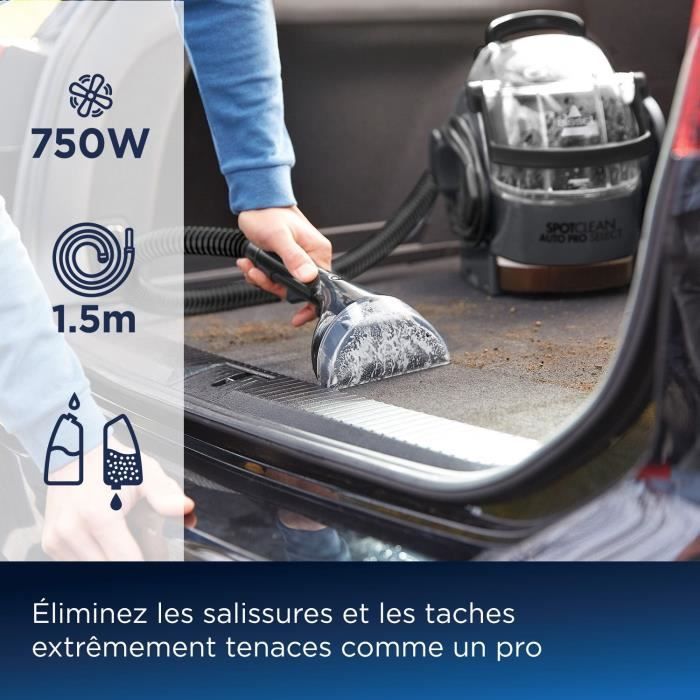 Bissell Spotclean Auto Pro Select 3730N - Portable Cleaner - Large Capacity Tank - Long Range