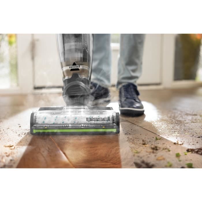 BISSELL CrossWave Hydrosteam PET Select Corded Steam Mop Vacuum Cleaner - Hard Floors and Carpets - Self-Cleaning