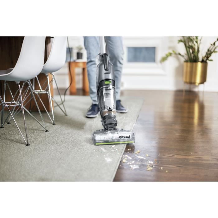 BISSELL CrossWave Hydrosteam PET Select Corded Steam Mop Vacuum Cleaner - Hard Floors and Carpets - Self-Cleaning