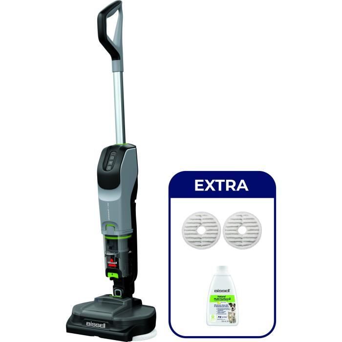 BISSELL SpinWave + Vac Pet Cordless Vacuum Cleaner - 25.9V - 70 min Runtime - 3 Modes