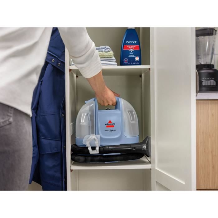 BISSELL SpotClean Mini Select - Shampouineuse - 330 W - 12500 Pa - 0.5 L - Bleu lac