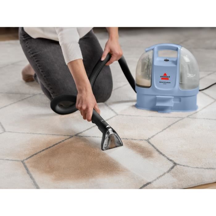 BISSELL SpotClean Mini Select - Shampouineuse - 330 W - 12500 Pa - 0.5 L - Bleu lac
