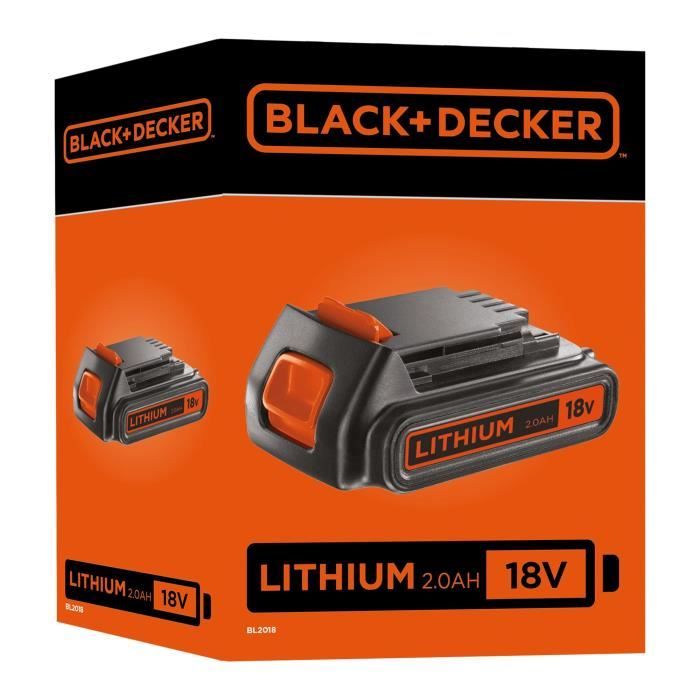 BLACK+DECKER 18V 2Ah Battery - BL2018-XJ - B&D Power Connect