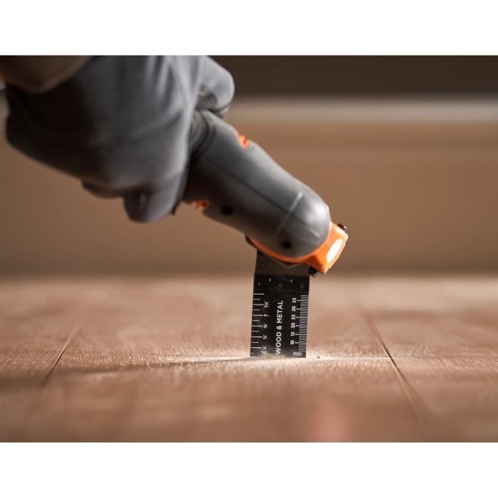 Outil oscillatoire multifonction sans fil - BLACK&DECKER - BDCOS18N-XJ - 18V - Sans batterie - 18 accessoires