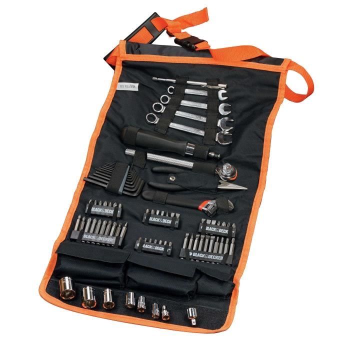 BLACK+DECKER Tool Kit - A7063-QZ - 77 Pieces
