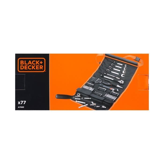 BLACK+DECKER Tool Kit - A7063-QZ - 77 Pieces