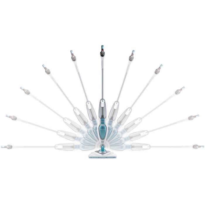 BLACK & DECKER FSM1630-QS Delta Head Steam Mop - 1600W - 460 ml Tank - 4 Accessories