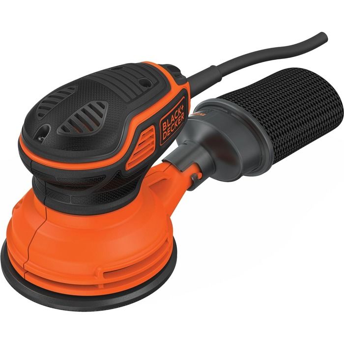 BLACK+DECKER KA199 240W Corded Random Orbital Sander - 125 mm