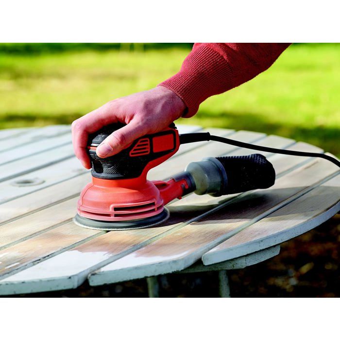 BLACK+DECKER KA199 240W Corded Random Orbital Sander - 125 mm
