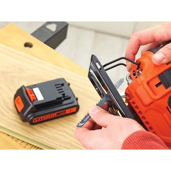 BLACK+DECKER Wireless Jigsaw - 18V - BDCJS18N-XJ - Without Battery