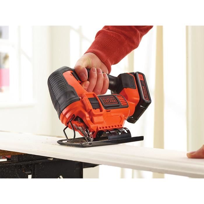 BLACK+DECKER Wireless Jigsaw - 18V - BDCJS18N-XJ - Without Battery
