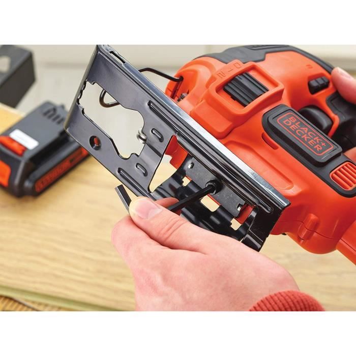 BLACK+DECKER Wireless Jigsaw - 18V - BDCJS18N-XJ - Without Battery