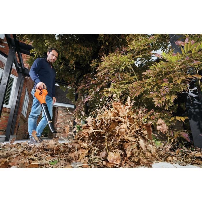 BLACK+DECKER GWC1820PCB-XJ Cordless Blower - 18V - 209 km/h 209km/h