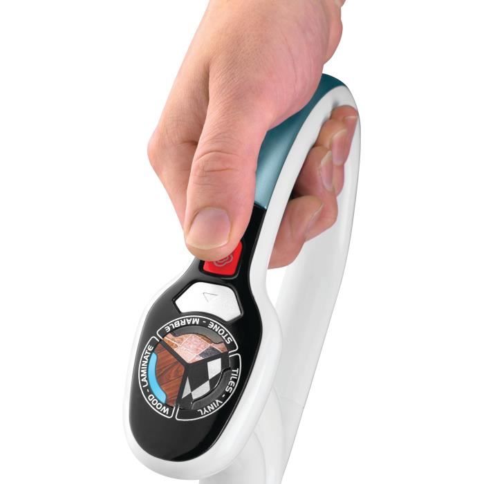 BLACK+DECKER FSM16CD-QS 3-in-1 Steam Mop - 1600W - 6 m Cable - 2 Microfiber Pads + Carpet Attachment