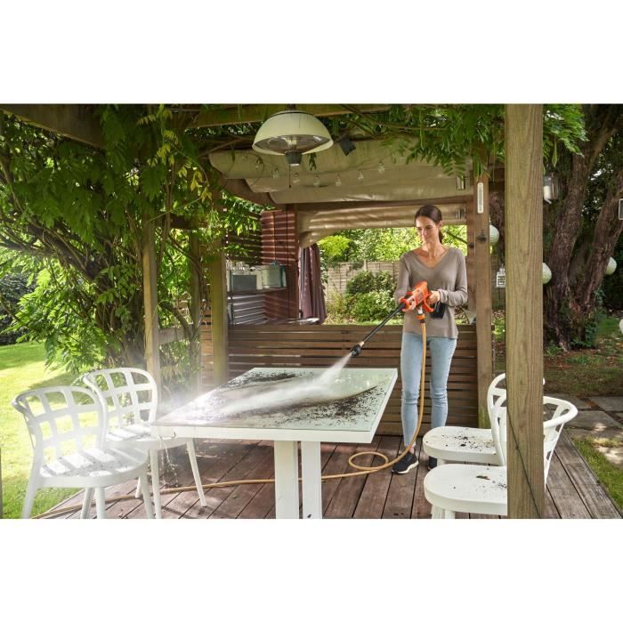Cordless Pressure Washer - BLACK+DECKER - BCPC18B-XJ - 24 Bar - 18V - Battery Not Included