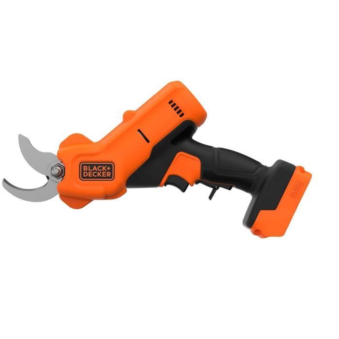 BLACK+DECKER Cordless Electric Pruner - BCPP18B-XJ - 18V - 25 mm Cutting Capacity - Battery Not Included
