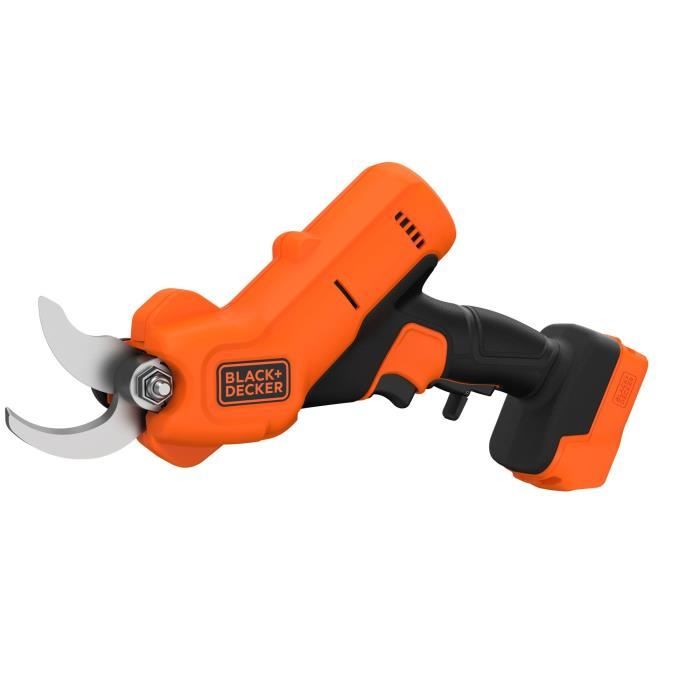 BLACK+DECKER Cordless Electric Pruner - BCPP18B-XJ - 18V - 25 mm Cutting Capacity - Battery Not Included