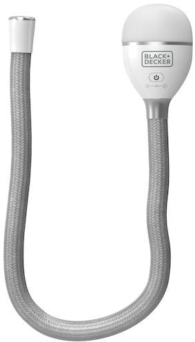 Lampe serpent 2 en 1 - BLACK&DECKER - BDCFSL01-XJ - 3,5V - 150/50-500 lumen - Corps flexible