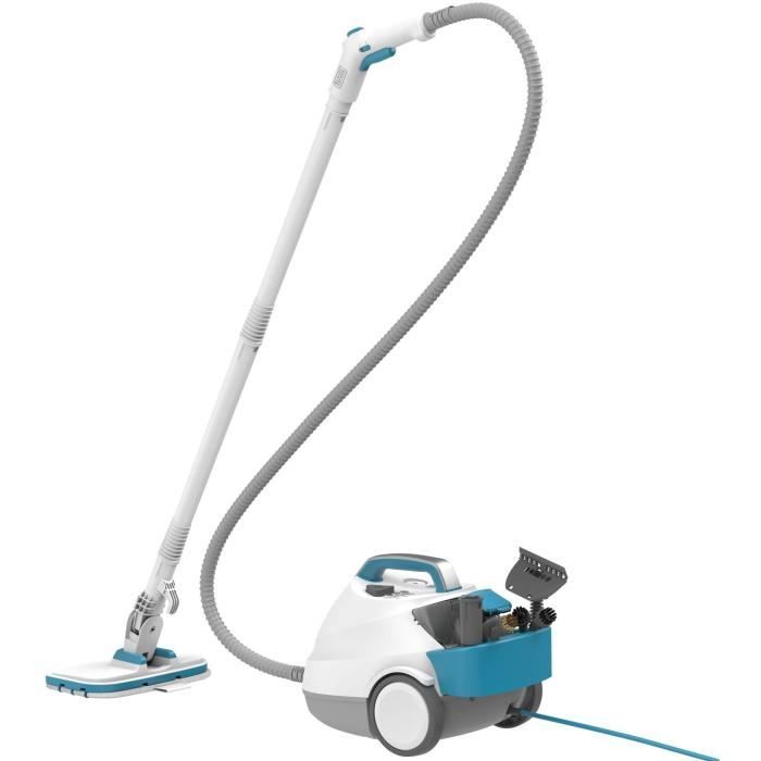 BLACK+DECKER BHSMP2314-QS Multifunctional Canister Steam Cleaner - 2300W - 1.2 L Tank - 8 m Cable