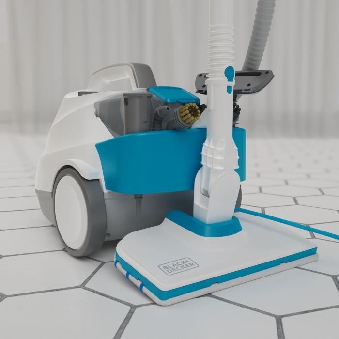 BLACK+DECKER BHSMP2314-QS Multifunctional Canister Steam Cleaner - 2300W - 1.2 L Tank - 8 m Cable