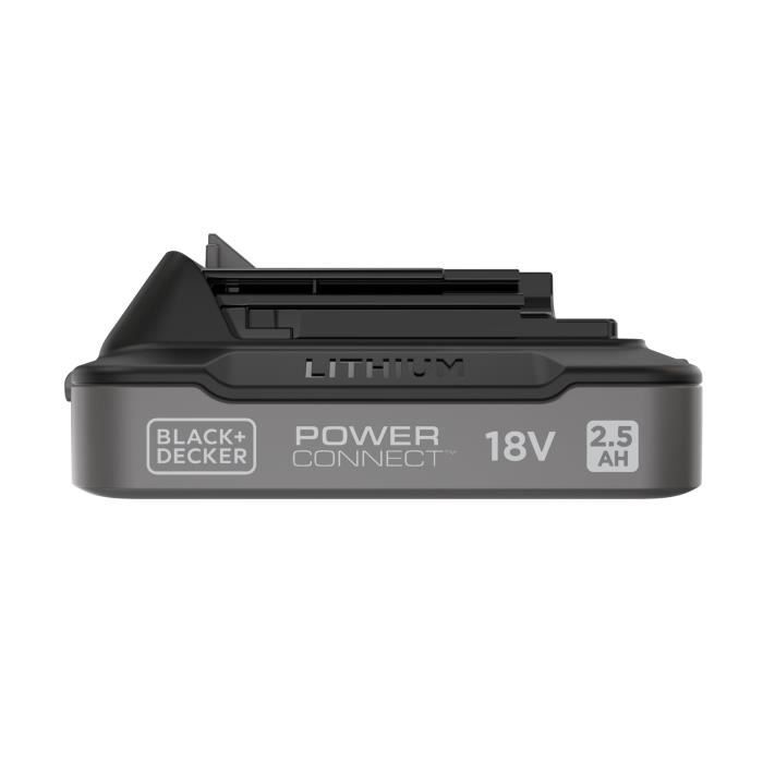 BLACK+DECKER 18V Battery - 2.5Ah BDL2518S-XJ with Charge Indicator