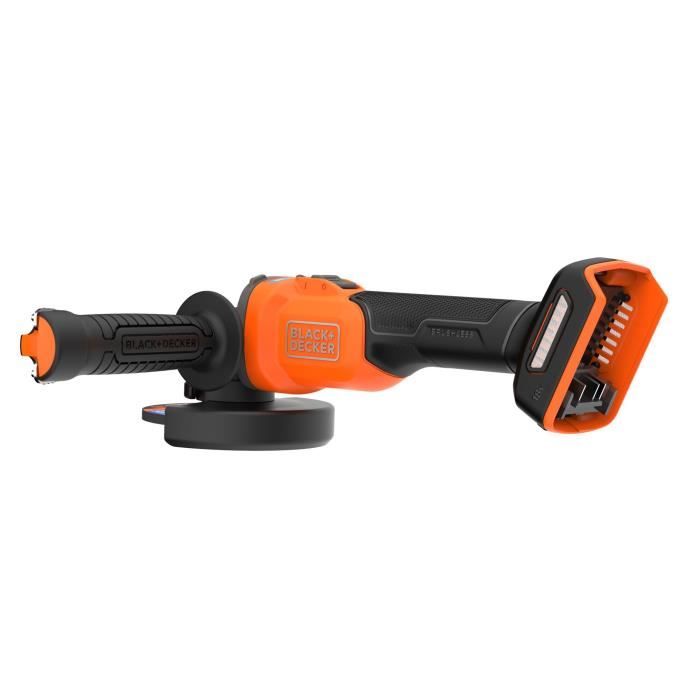 BLACK&DECKER Cordless Angle Grinder - BCG6L8N-XJ - Brushless - 18V - 115 mm - Battery Not Included