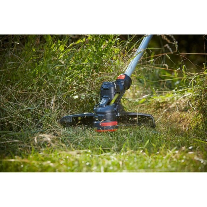 BLACK+DECKER Electric Grass Trimmer - 36V - 33 cm - With 36V Battery - Pivoting Head - Telescopic Shaft BCSTE636L1-QW