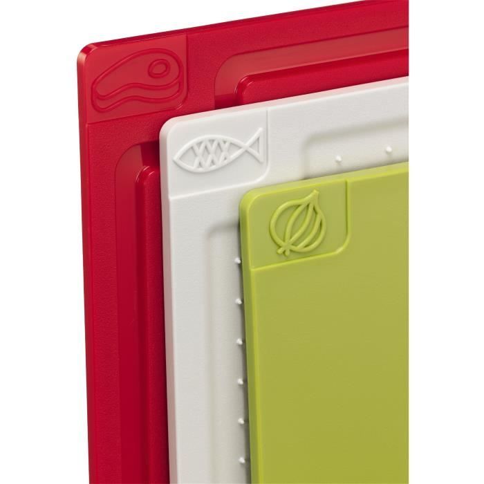 BODUM Cutting Board Set - Bistro - Assorted Colours - With Stand