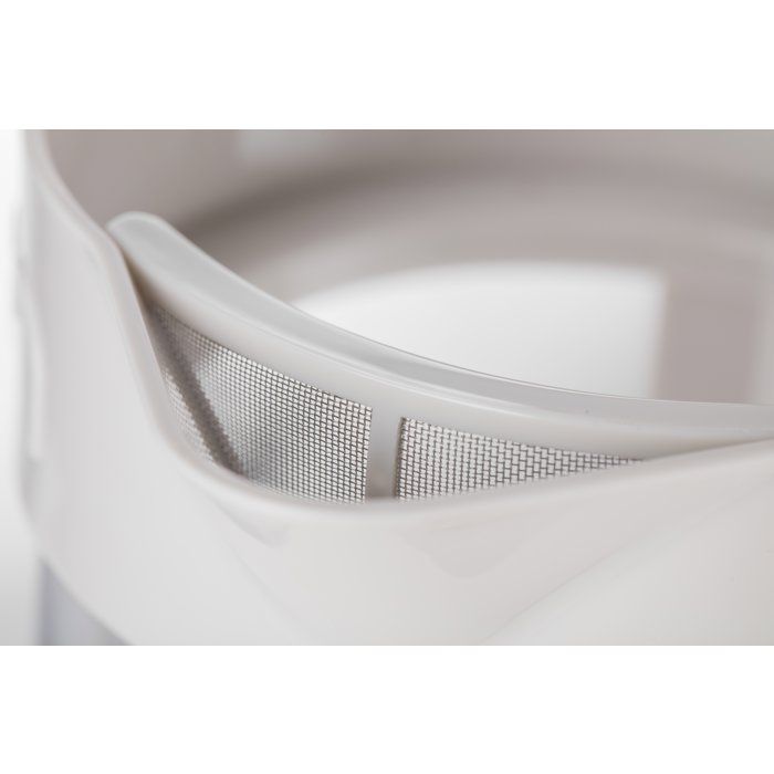 BODUM BISTRO Double-walled Electric Kettle - 1.1 L - 1500 W - 5 Temperature Settings - Glass Interior - White