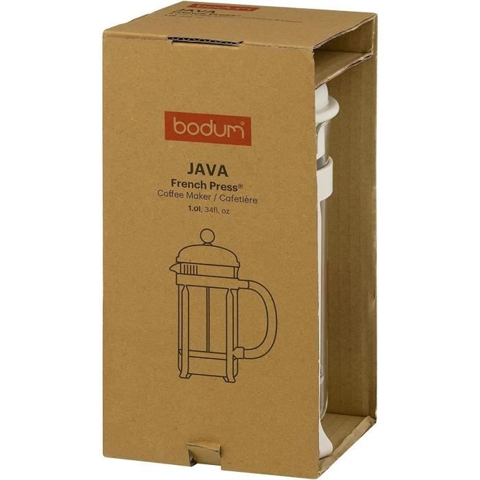 Bodum French Press Coffee Maker - JAVA - 3 Cups - 0.35 L - Cream White