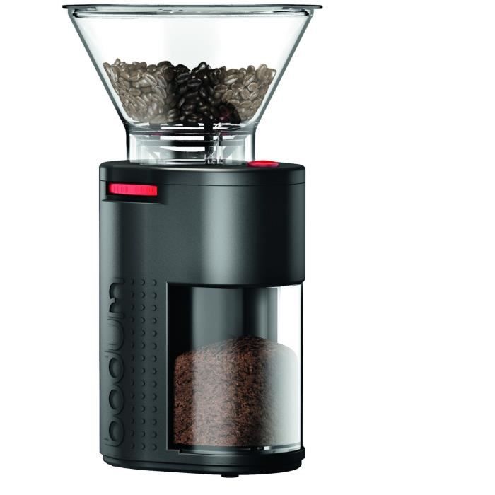 BODUM Bistro Electric Coffee Crusher - Stainless Steel Wheel