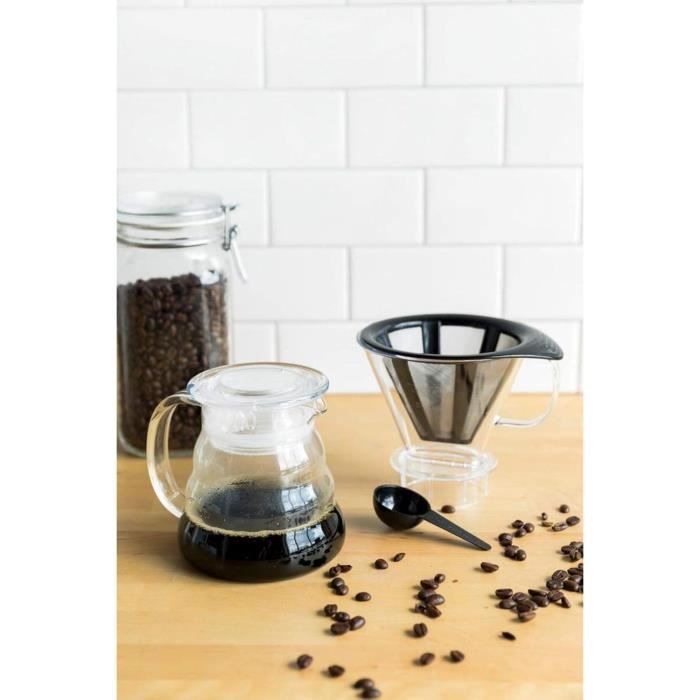BODUM Coffee Maker - Melior - 8 Cups - 1.0 L - Permanent Stainless Steel Mesh Filter