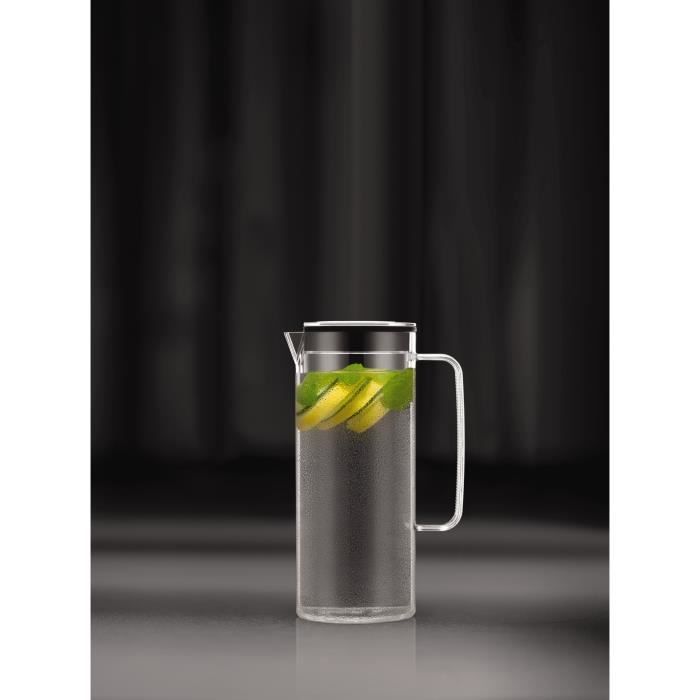 Pichet infuseur en plastique - BODUM - Melior - Couvercle - 1.2 l - Transparent