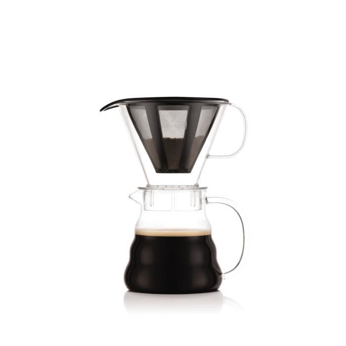 MELIOR Coffee Maker, Permanent Stainless Steel Mesh Filter, 5 Cups, 0.6 L