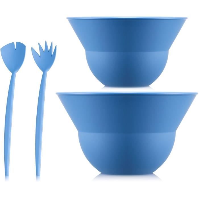 BODUM Set of 2 Bowls (3 L and 4.9 L) with Salad Servers - Topee - Matisse