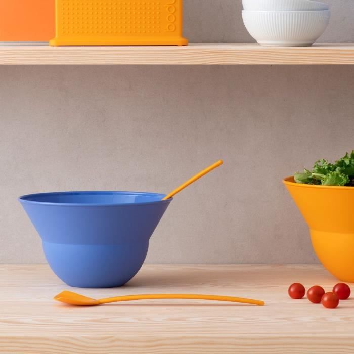 BODUM Set of 2 Bowls (3 L and 4.9 L) with Salad Servers - Topee - Matisse