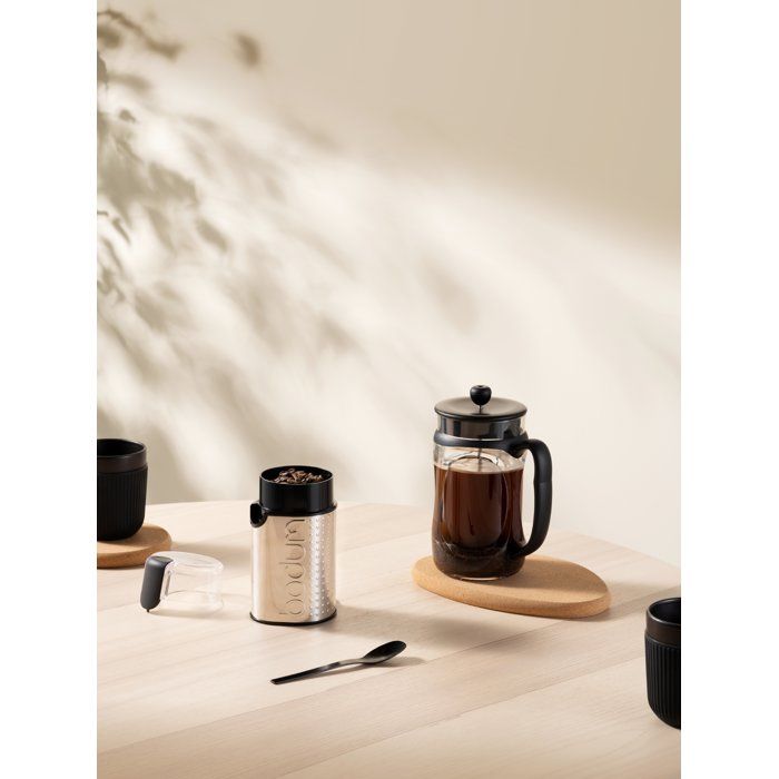Cafetière À Piston Bodum Young Press Verre Noir 1 L 8 Tasses
